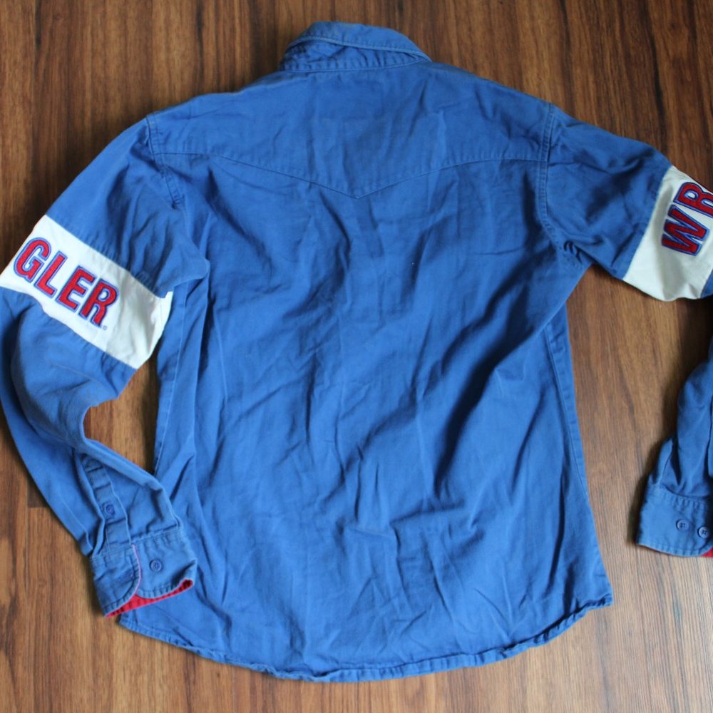 Vintage Wrangler Youth Button up shirt Size XL - Picture 3 of 3